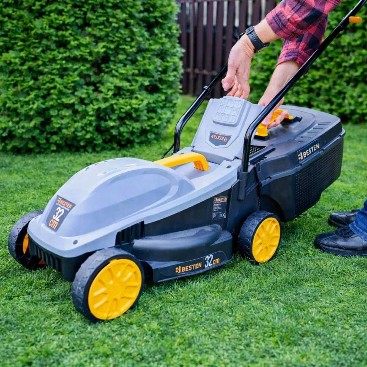 Kosiarka elektryczna BESTEN BE0002911 szerokość koszenia